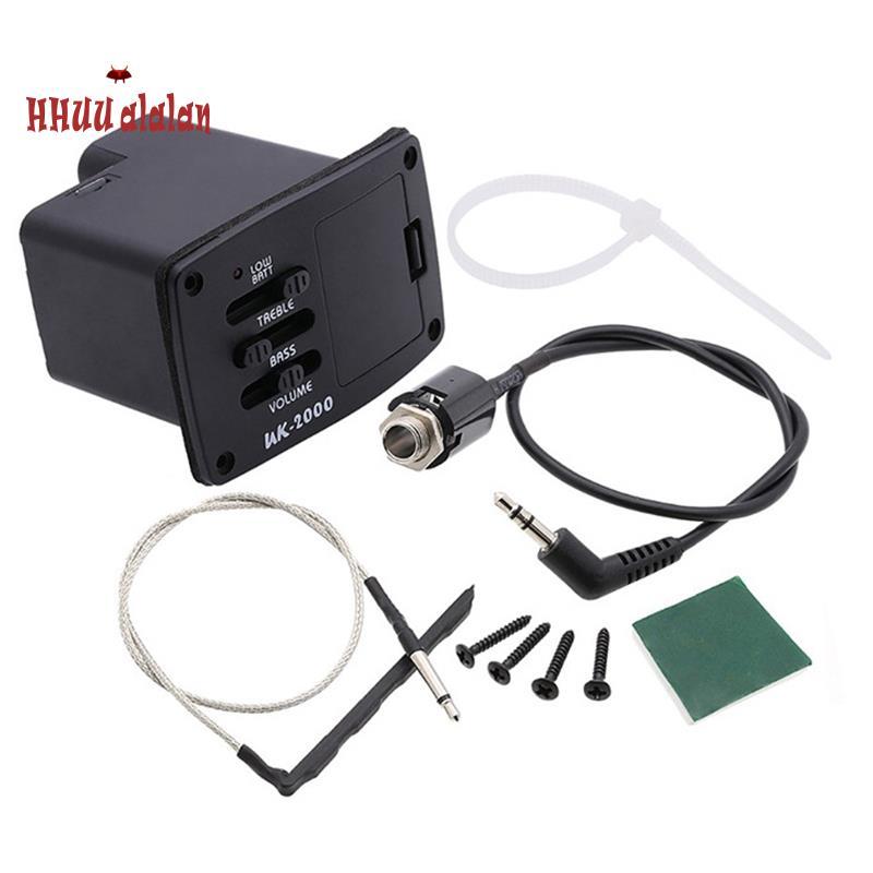 Xe Bán Tải UK-2000 Ukulele Mini Guitar Pickup 2 Ban Nhạc UK2000 EQ Equalizer Hệ Thống Cho Đàn Ukulel