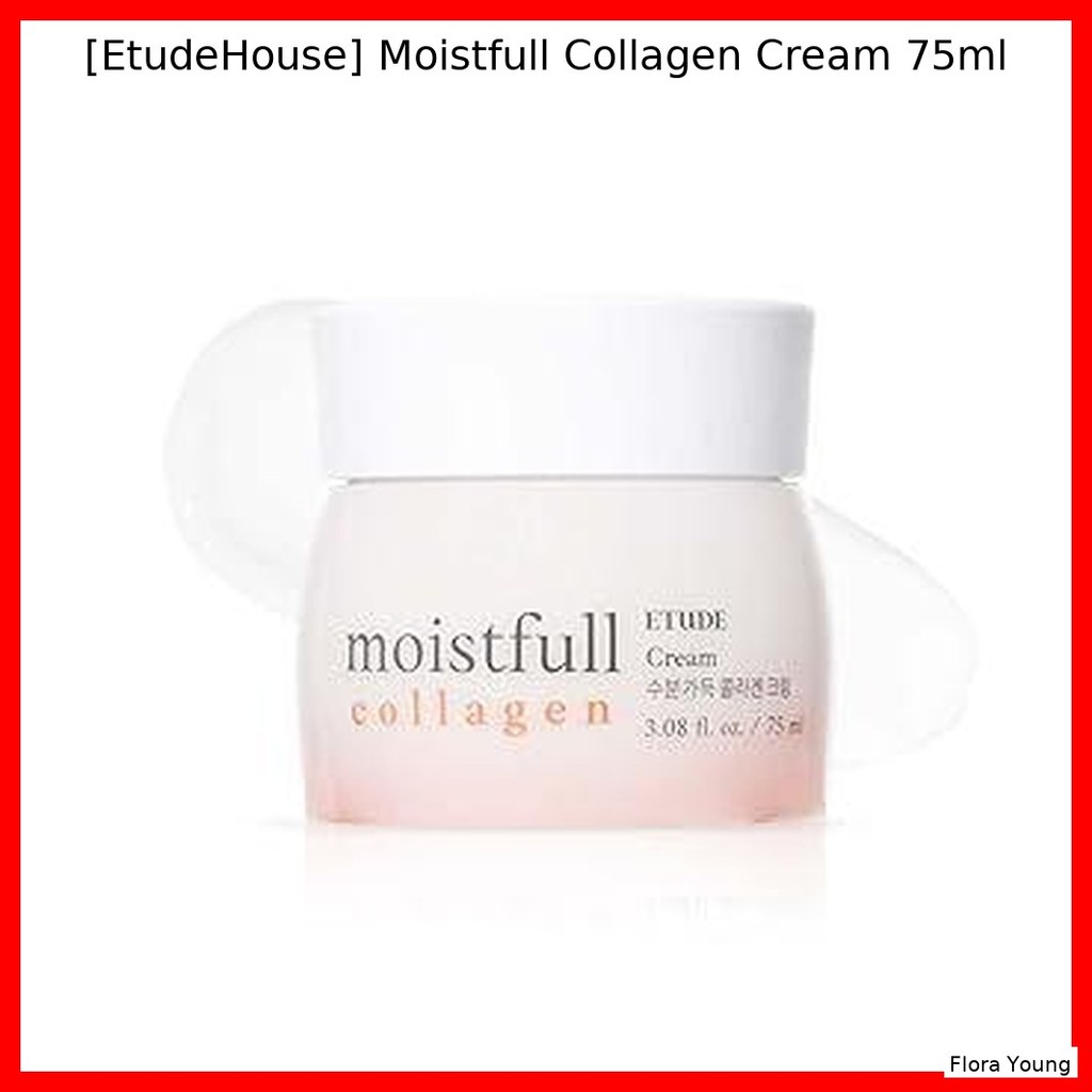 [EtudeHouse] Kem Collagen dưỡng ẩm 75ml / Collagen dưỡng ẩm Hàn Quốc / Họa tiết kem của Flora Young