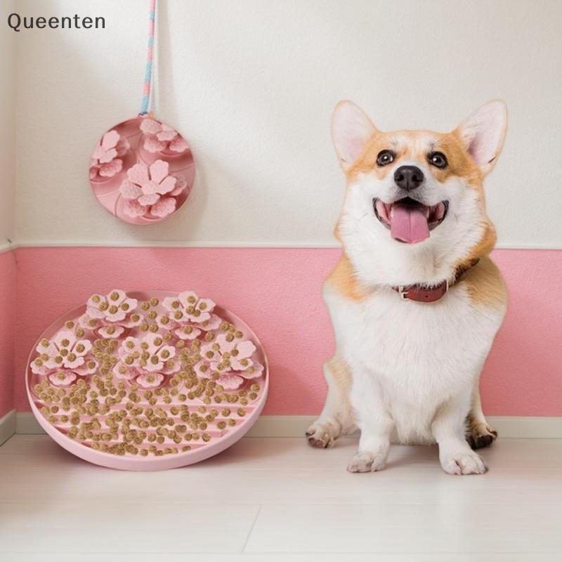Queenten Tròn Silicone Thú Cưng Ăn Chậm Thảm Chó Liing Thảm Chốnguffocation Mèo Ăn Chậm Thảm Cho Chó