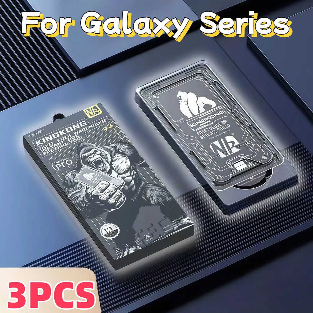 3 Kính Cường Lực Cho Samsung A56 A36 A06 A35 A05s A54 A24 A34 A26 A16 A15 A24 A16 S23 FE Tấm Bảo Vệ 