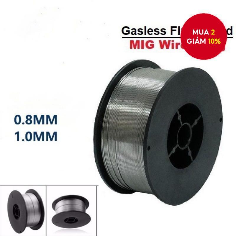 Dây hàn không khí mới E71T-GS bằng thép không gỉ - 1kg lõi thuốc cho máy hàn tự bảo vệ