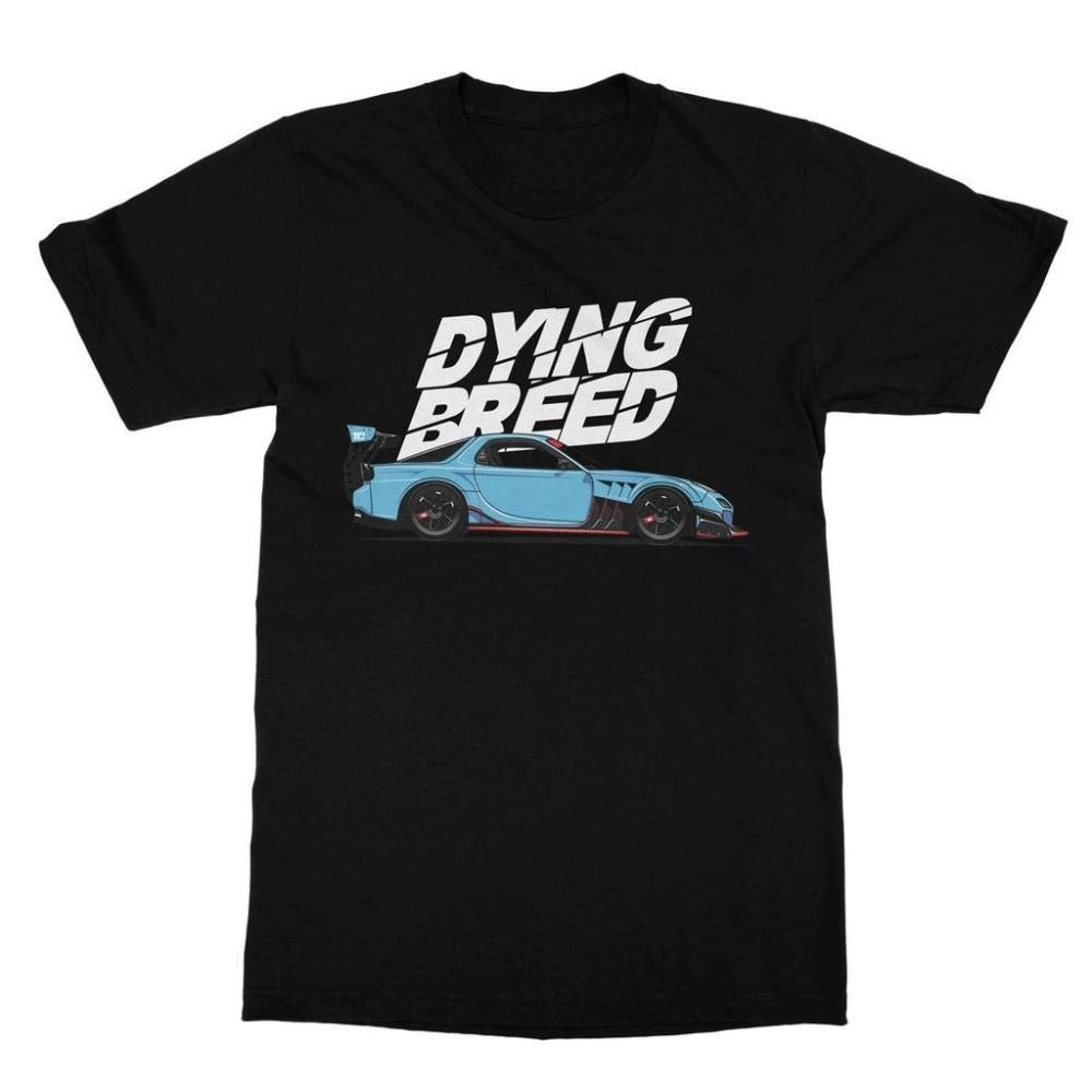 COD- Áo thun cổ tròn Mazda Rx7 Rotary Dying Breed Rx7 Fd Rotor Jdm Pattern Thích hợp cho tất cả các 