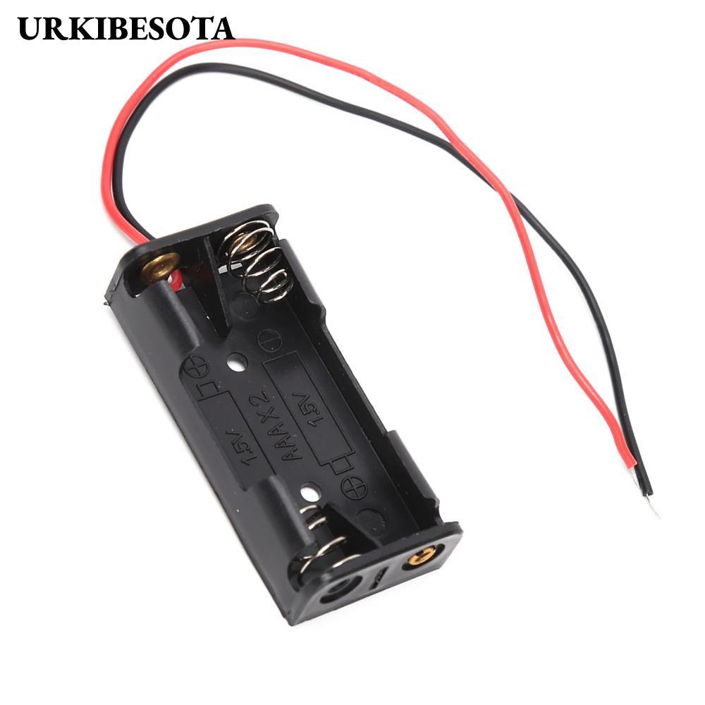 URKIBESOTA 10 Cái Giá đỡ pin AAA 2 × 1.5V, 2 × 1.5V AAA 3 × 1.5V AAA 3 × 1.5V Giá đỡ pin AAA, Giá đỡ