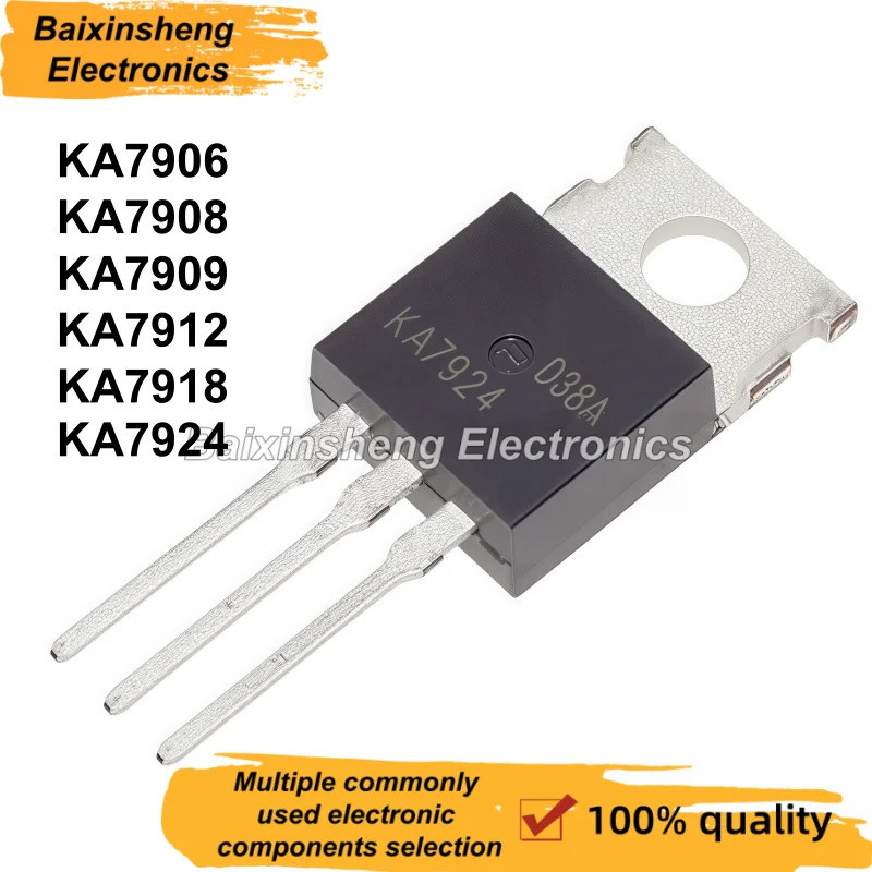 5 CHIẾC KA7905 KA7906 KA7908 KA7909 KA7912 KA7915 KA7918 KA7924 TO-220 Hiệu Ứng Trường Transistor