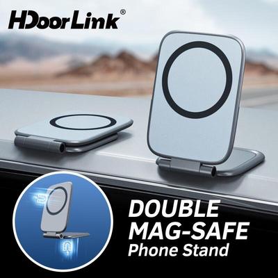 HdoorLink Giá đỡ xe hơi hai mặt siêu mỏng có thể gập lại Giá đỡ điều hướng chống rung ABS Giá đỡ điện thoại di động