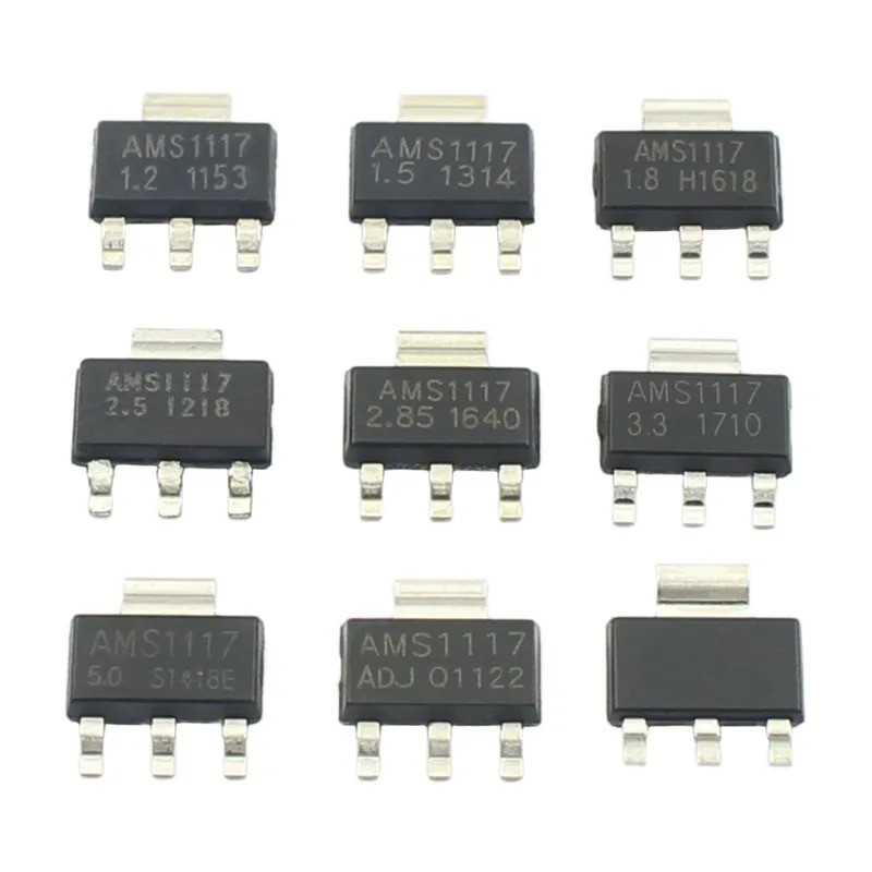 10 Chiếc AMS1117 1.2V 1.5V 1.8V 2.5V 2.85V 3.3V 5V ADV ADV Bộ Điều Chỉnh Điện Áp SOT-223 AMS1117-1.2