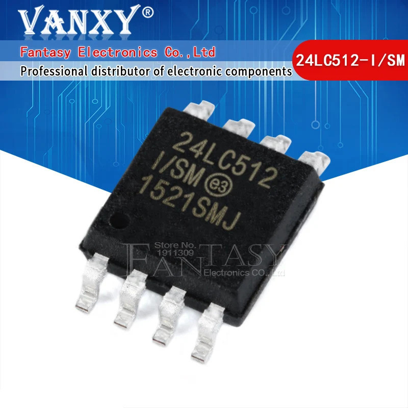 5 Miếng 24LC512-I / SM SOP-8 24LC512 24LC32A-I / SM 24LC32-I / SM 24LC32 24LC64-I / SM 24LC64 24LC12