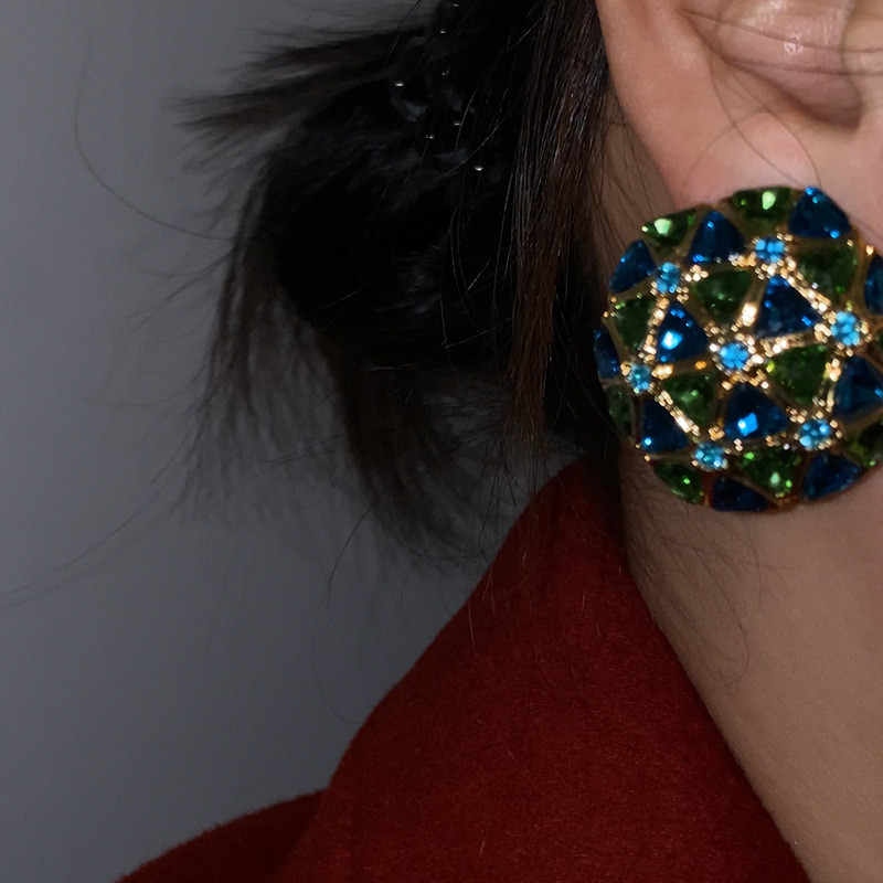 earrings Titan earrings are stainless Bông Tai Full Kim Cương Nhẹ, Phong Cách Hong Kong Thời Trung C