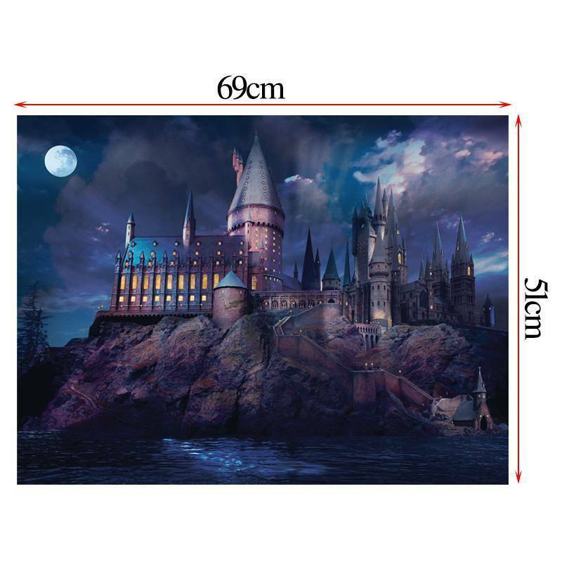 Hogwarts Ghép Hình 1000 Mảnh Xếp Hình Cho Harry Poter Đồ Chơi Trẻ Em Người Lớn Trò Chơi Quà Tặng Bộ 
