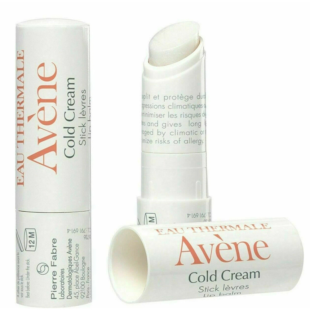 AVENE Cold Cream Nutrition Nourishing Lip Balm 2 Pack 4g Each