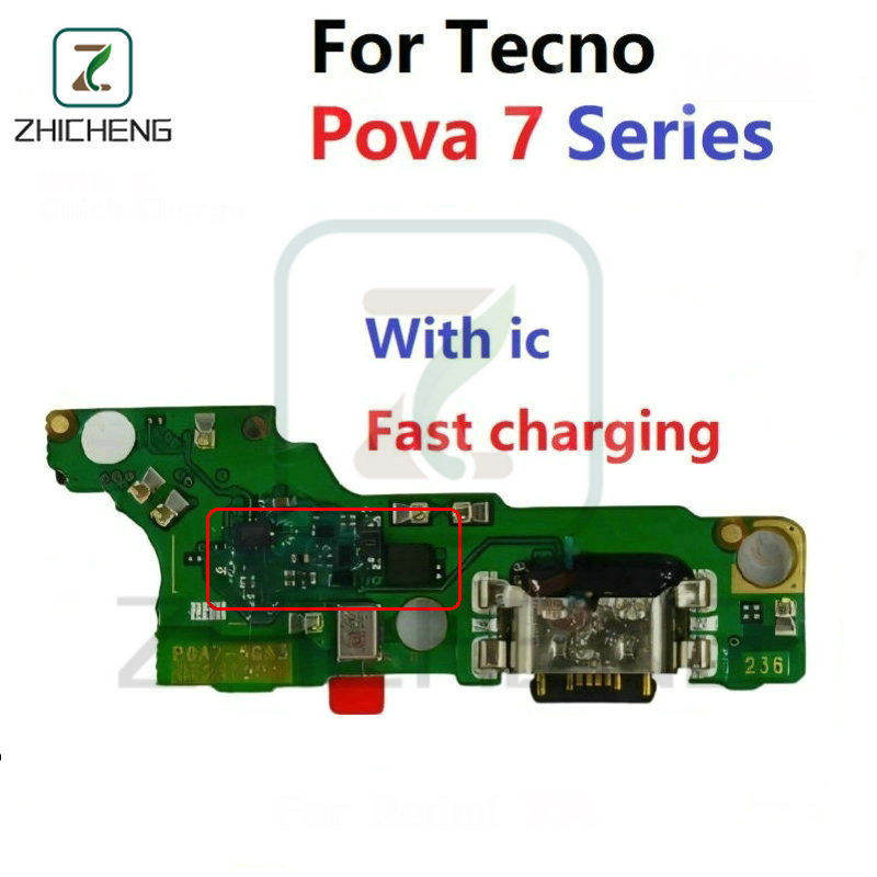 Cho Tecno Pova 7 4G 5G Pro LJ6 LJ7 LJ8 Bảng sạc phụ