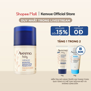 [LIVE] Kem dưỡng ẩm mặt dịu da nhạy cảm Aveeno Baby Soothing Relief 48g