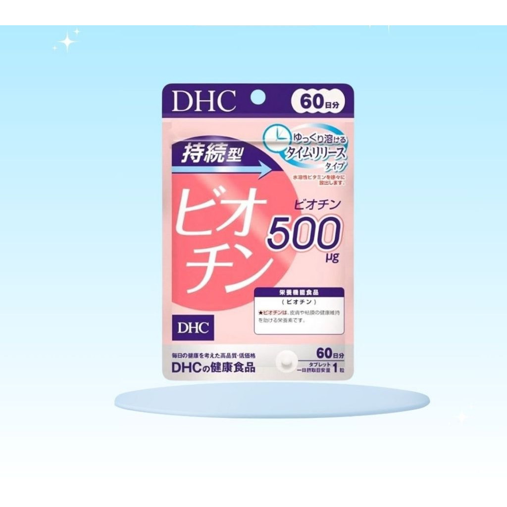 Viên Uống DHC Sustained Release Biotin (60 Ngày) - Viên Uống Biotin Hỗ Trợ Giúp Moc Tóc