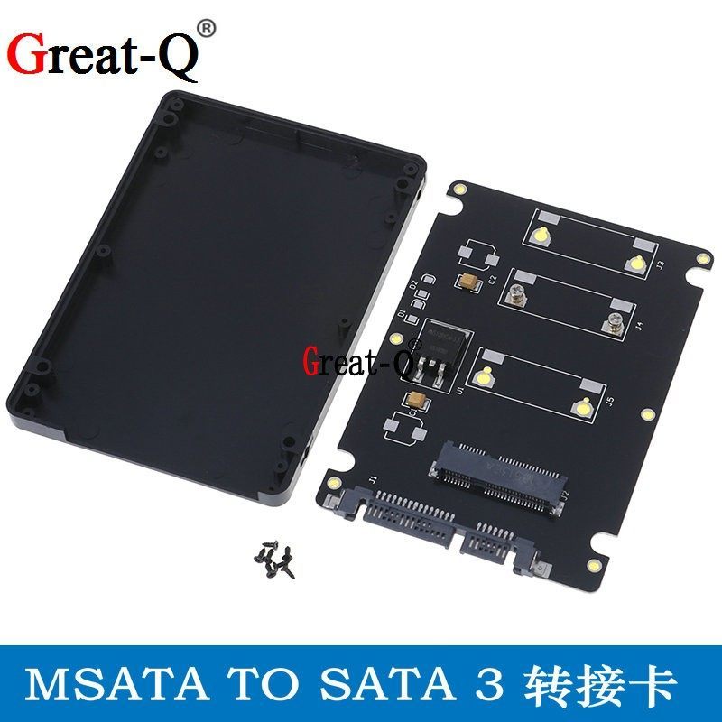 Hộp chuyển đổi MSATA sang SATA mSATA sang SATA3 SSD Solid State Drive Adapter Card SATA3.0