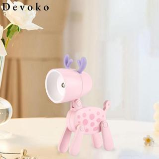 Devoko Đèn ngủ led DEVOKO mini để bàn hình con nai