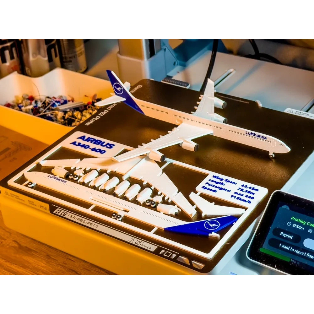 [Meow.sensei] Bộ thẻ máy bay (Airbus A340-600)