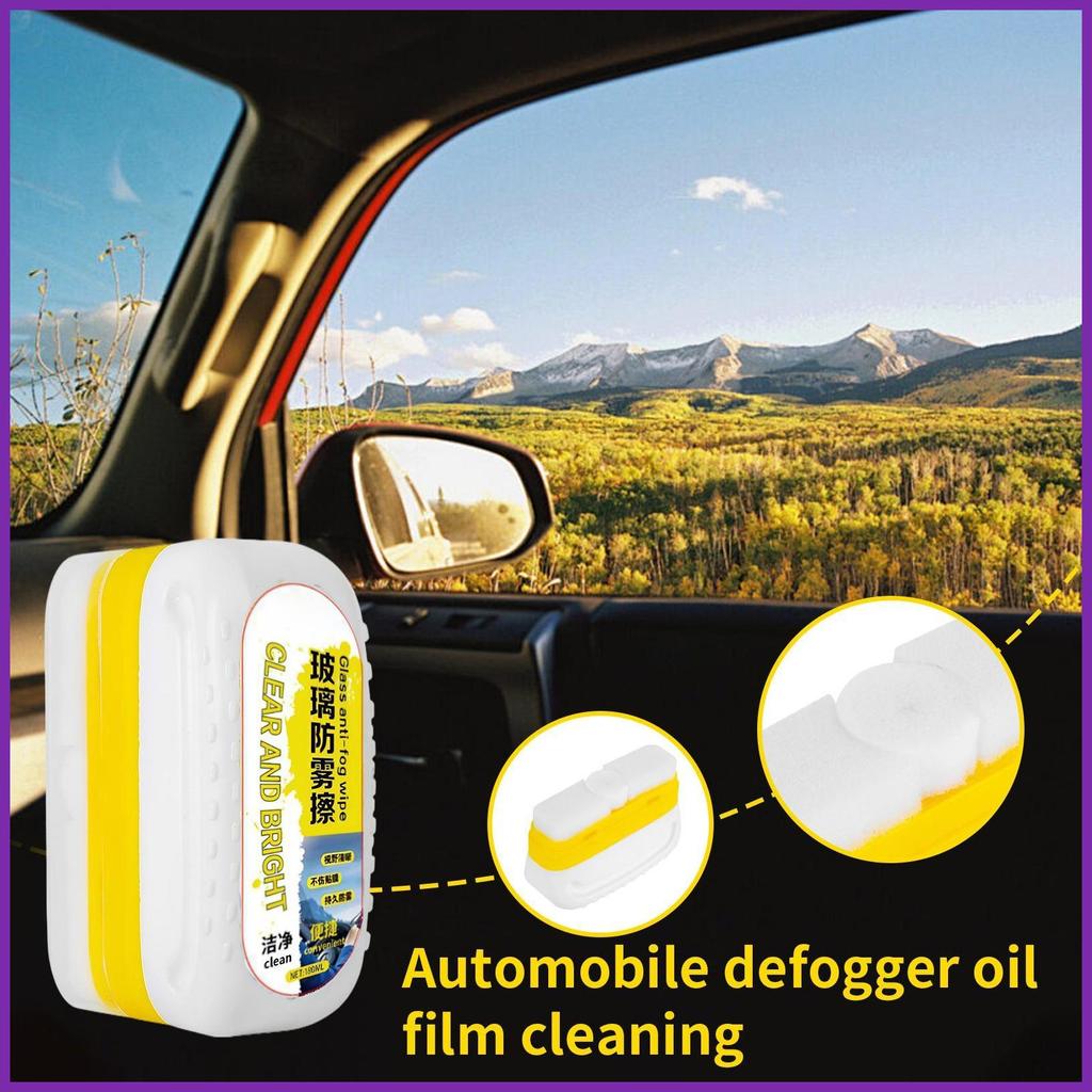 Chất tẩy màng dầu thủy tinh ô tô 180ml Đồ dùng chi tiết chống sương mù Máy làm sạch cửa sổ ô tô cho 