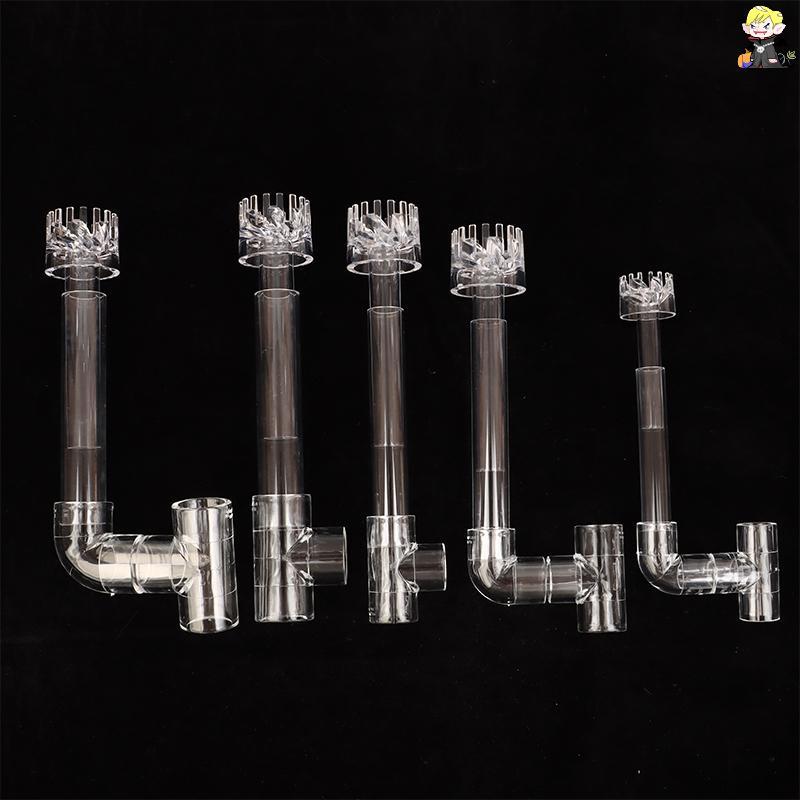 [CLA] 1 Bộ DIY Clear Aquarium Skimmer Acrylic Lily Spin Inflow Outflow Water Plant Tank Filter Clean