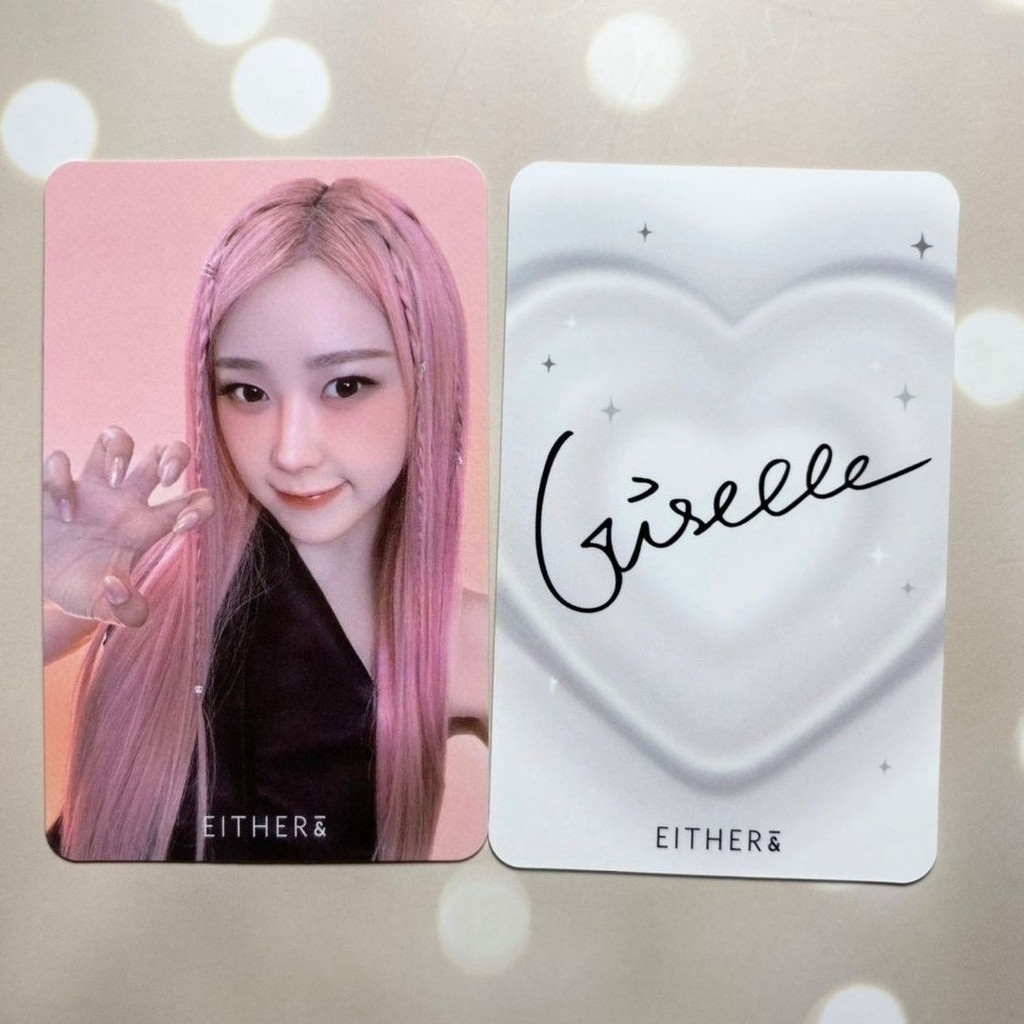 Cha aespa Giselle either chứng thực thẻ chứng thực men môi chứng thực thẻ chứng thực bột phát chứng 