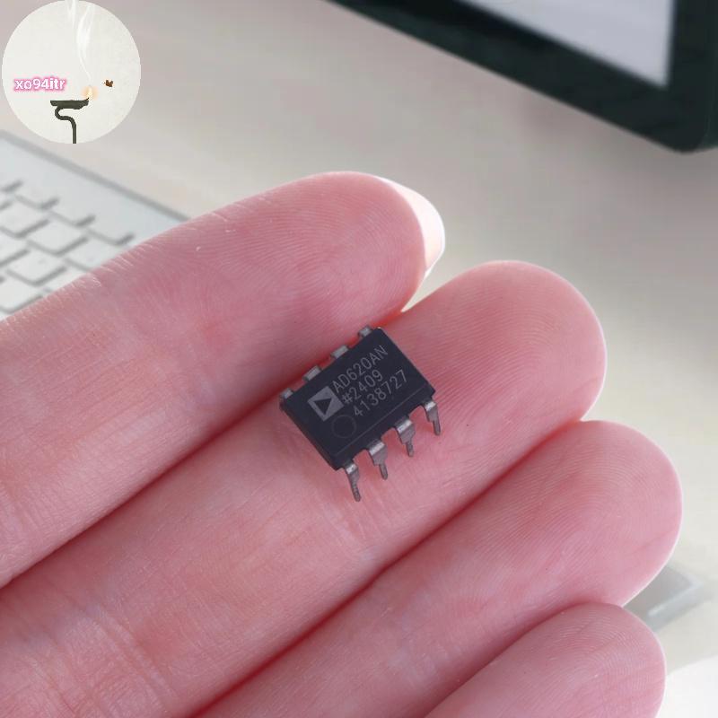 XOITR 1 Cái DIY Phụ Kiện Mới AD620ANZ AD620AN AD620 DIP8 Bộ Khuếch Đại Dụng Cụ Điện Tử PH