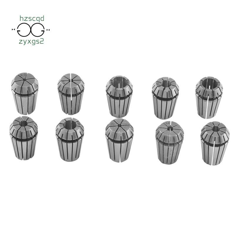 10 Chiếc ER20 Lò Xo Collet Bộ CNC Phay Tiện Dụng Cụ ER20 Lò Xo Collet Chuck