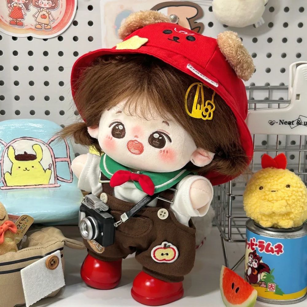 20CM Centimeter Quần áo trẻ em Quần áo búp bê Cotton dễ thương Búp bê Búp bê Apple Puppy Hat Bộ quần