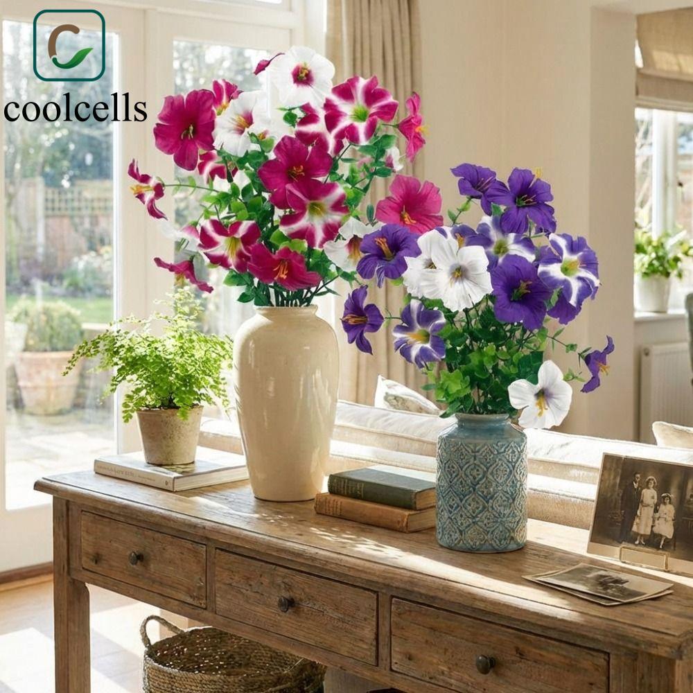 coolcells COOLCELLS Nhân Tạo Morning Glory, Handmade Thực Tế Silk Morning Glory Flowers, Trang Trí C