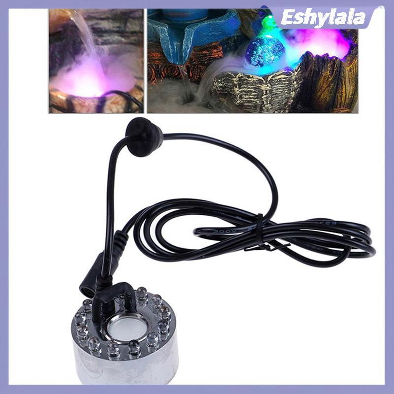 Eshylala Halloween LED Đài Phun Nước Ao Fogger Mini Mist Maker Fogger Ao Vườn Máy Phun Sương Cho Hal
