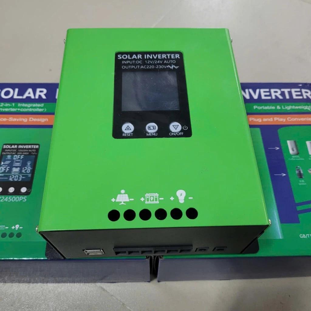 Inverter Năng Lượng Mặt Trời SV24500PS 500W – Sóng Sin Chuẩn – 2in1 Inverter + Sạc PWM 20A