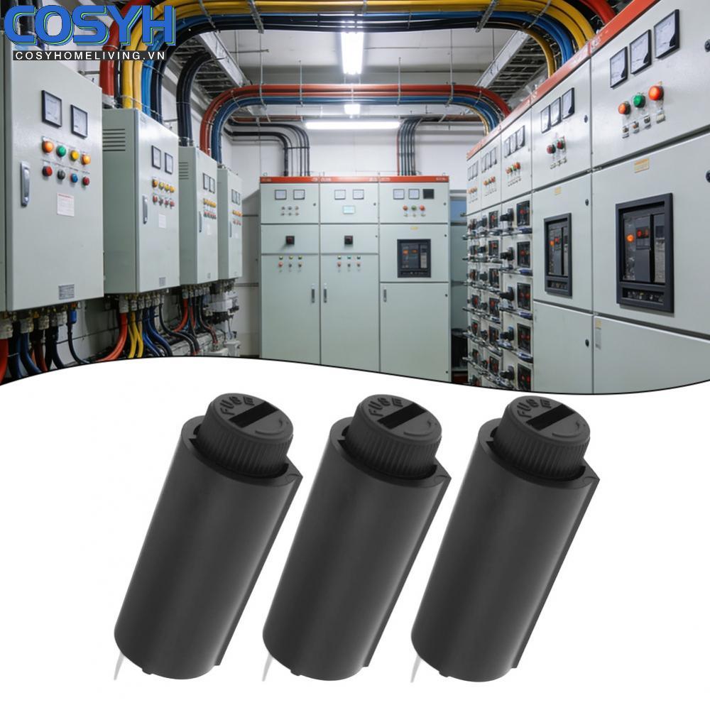 <cosyh>Fuse Holder 5 X 20 Mm Fuse 250 V 10 A Metal Fuse Contacts Removable Cap