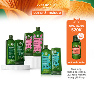 Bộ gội xả thiên nhiên không Sulfate không Silicon Yves Rocher 300mlx200ml (nhiều phân loại)