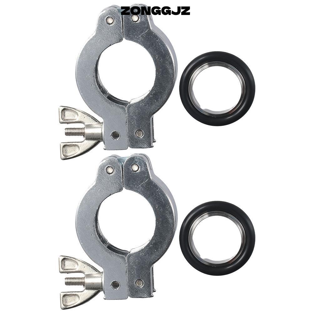 Kẹp nhôm ZONGGJZ KF25, Vòng định tâm bằng nhôm O TYPE bằng cao su, bền KF25 Đen Bạc Kẹp nhanh Công n