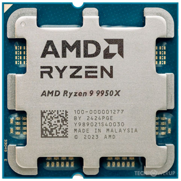 CPU AMD Ryzen 9 9950X ( AMD AM5 - 16 Core - 32 Thread - Base 4.3Ghz - Turbo 5.7Ghz - Cache 80MB ) Ne