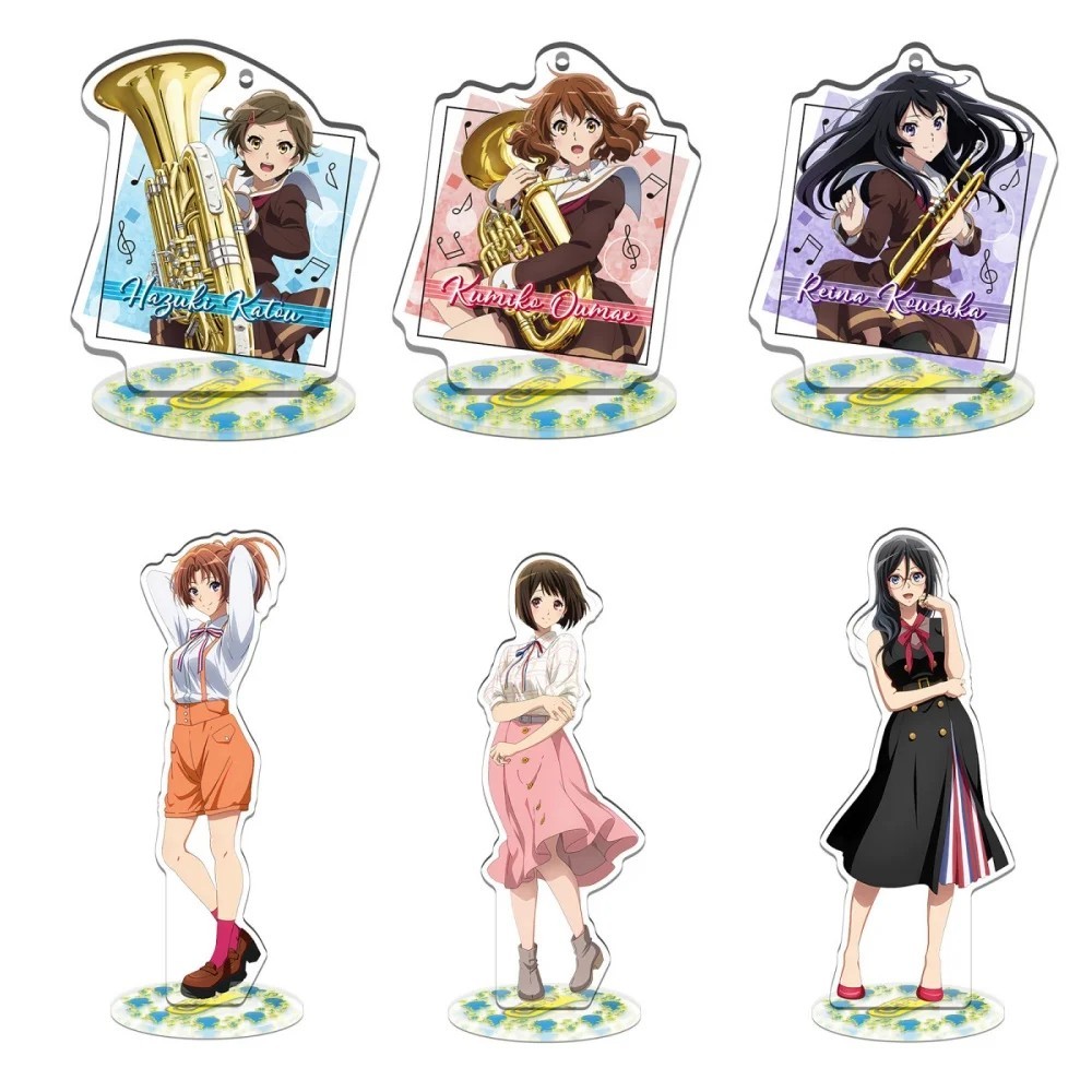 Standee Anime Hibike Euphonium Mô Hình Mica Acrylic 15cm Nhân Vật Kumiko Oumae Reina Kousaka Trang T