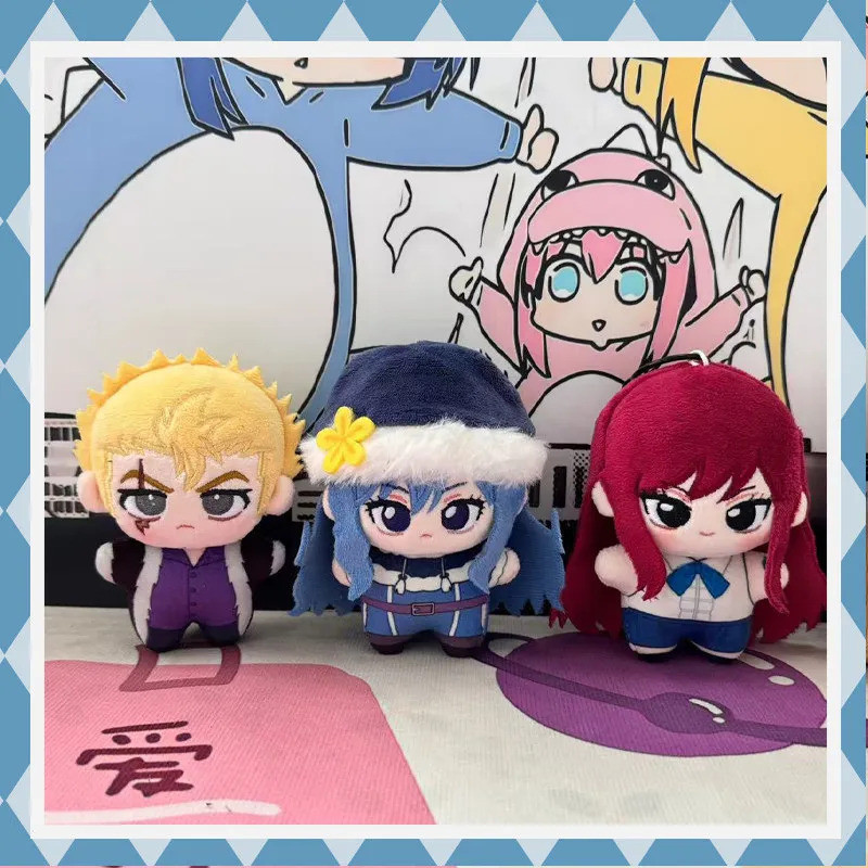 Mới 10cm Búp Bê Cổ Tích Đuôi Laxus Dreyar Erza Scarlet Juvia Lockser Anime Hình Sang Trọng Gối Quà T