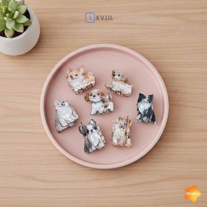 <[CDATA[Kẹp Tóc Hình Chó Samoyed, Corgi và Border Collie - Acrylic]]>