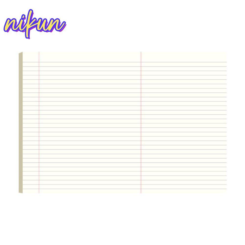NIKUN 50 tờ A3 Notebook, Giấy nháp A3 có thể xé được, Lập kế hoạch tư duy dày dặn Học sinh Viết Memo