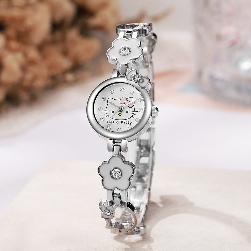 Mèo Tiểu Học Trẻ Em Trẻ Em Đồng Hồ Điện Tử Đồng Hồ Nữ Đồng Hồ Nữ Hoạt Hình Dễ Thương Móng Vuốt Máy 3.10 B