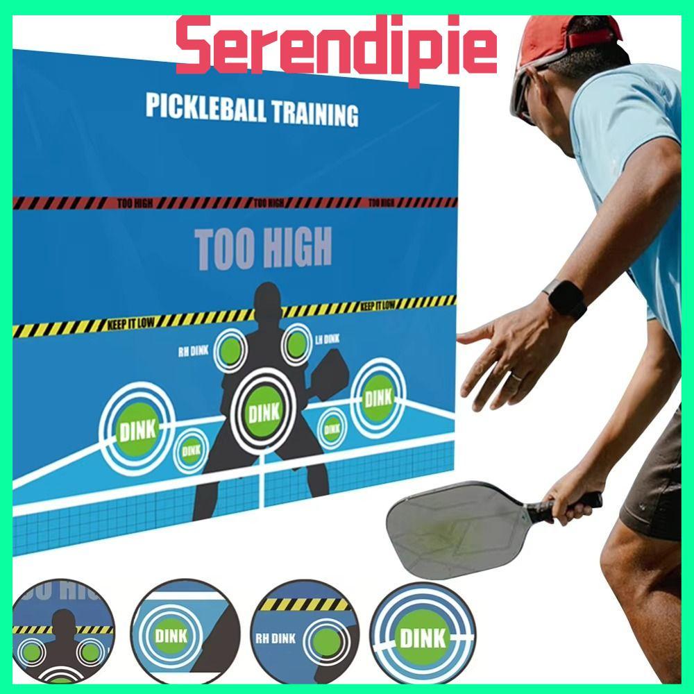 SEENDIPIE Pickleball Practice Pads, Poster Mat Master Tập thể dục Pickleball Dink Wall Pad, Di động 