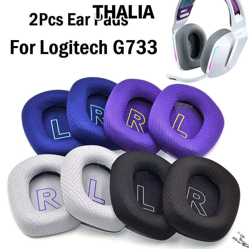 THHALIA‌ 2 Chiếc Phụ Kiện Thay Thế Tai Nghe Chơi Game Xốp Cho G733