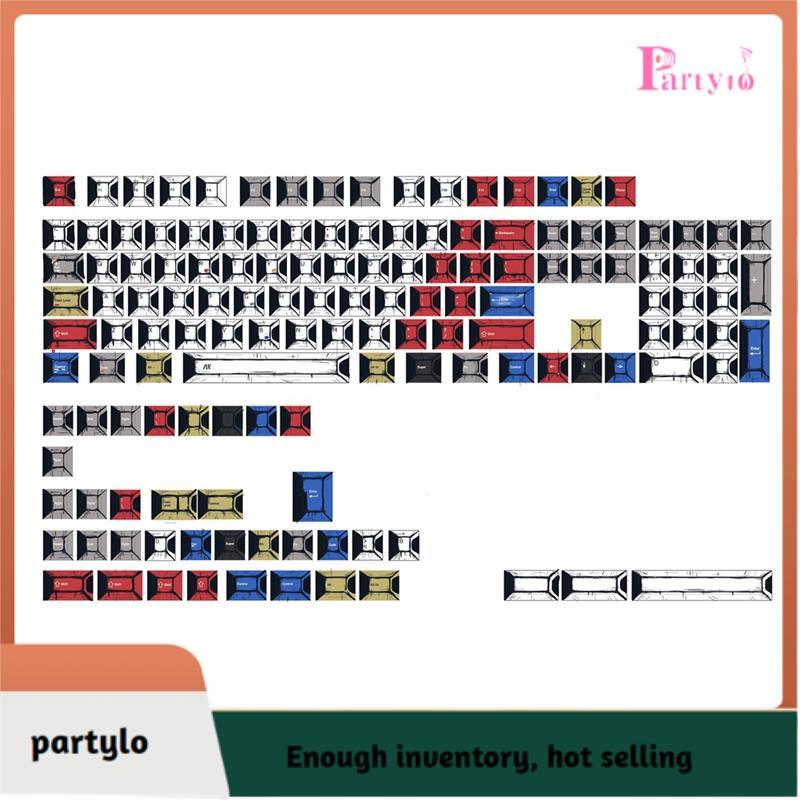 [partylo] Keycaps PBT Phong Cách Truyện Tranh Keycaps PBT Keycaps choCherry MX Switchs Cherry Profil
