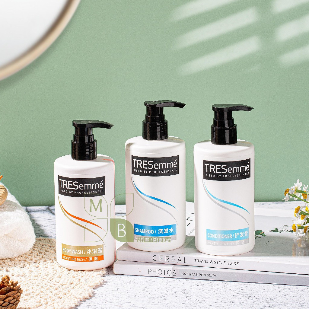 Dầu gội TRESemme Moisture Boost Body Wash 300ml Bộ 3 món – Holiday Inn Hotel Premium Care, Hydrating