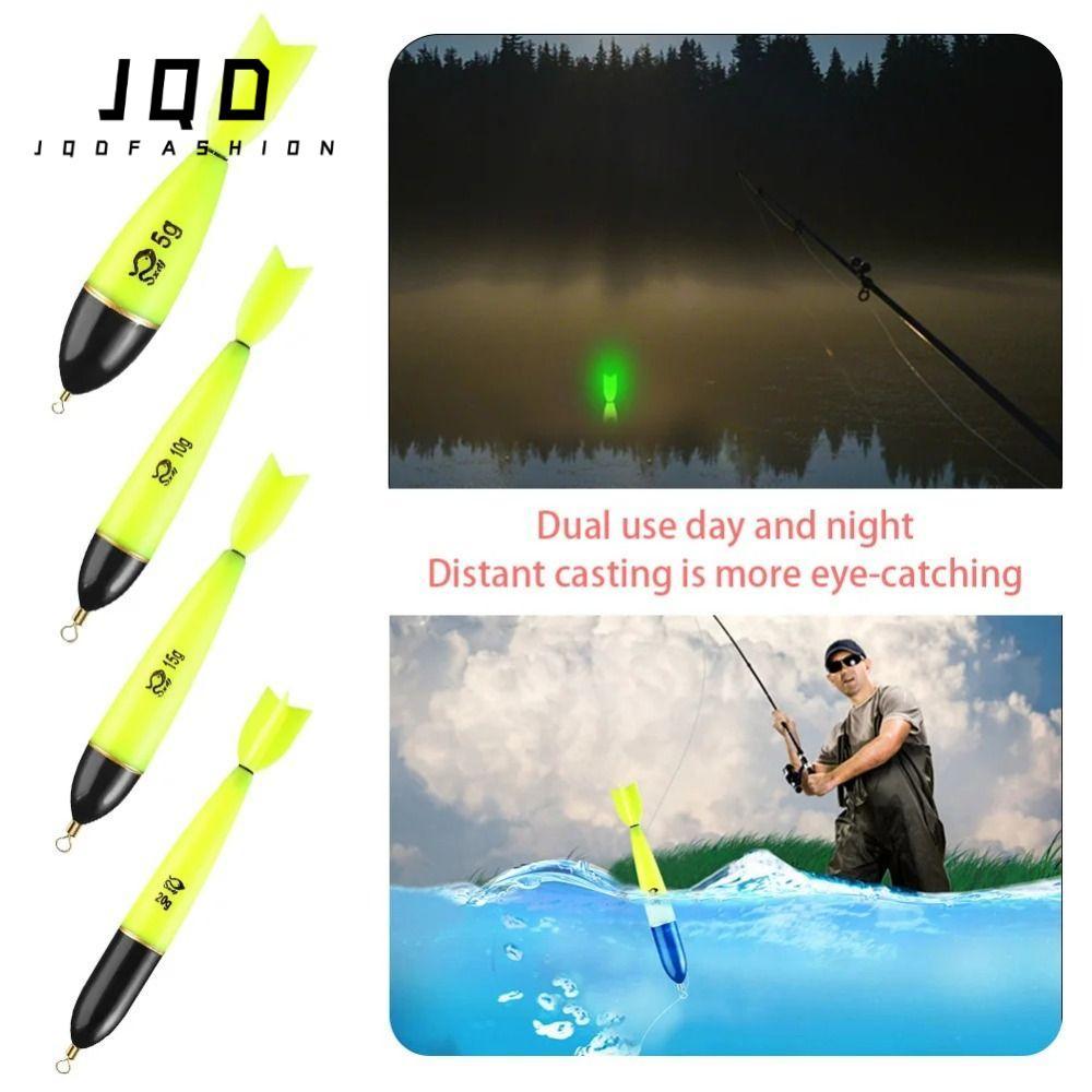 Phao câu cá JQD, Phao câu cá ABS nổi bật, Phao câu cá bằng đá biển dạ quang Phao câu cá ngày và đêm
