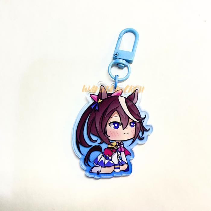 KEYCHAIN UMA MUSUME GANTUNGAN KUNCI - Tokai Teio - Haru Urara - Mambo - Godl Ship - agnes tachyon - 
