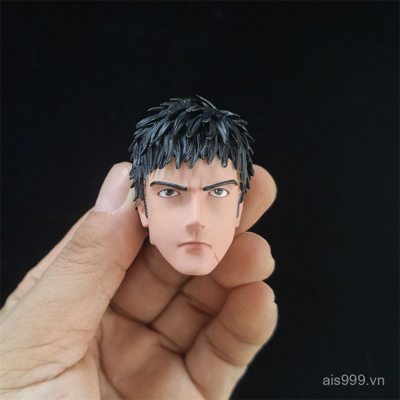 0J5H [Cash commodity and quick delivery]Spot Goods1/6Soldier head sculpt model Slam Dunk Rukawa kaed