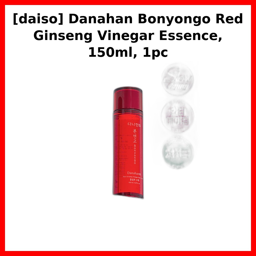 [daiso] Tinh chất nhân sâm đỏ Danahan Bonyongo, 150ml, 1pc / Tinh chất nhân sâm Hàn Quốc của DAON MA