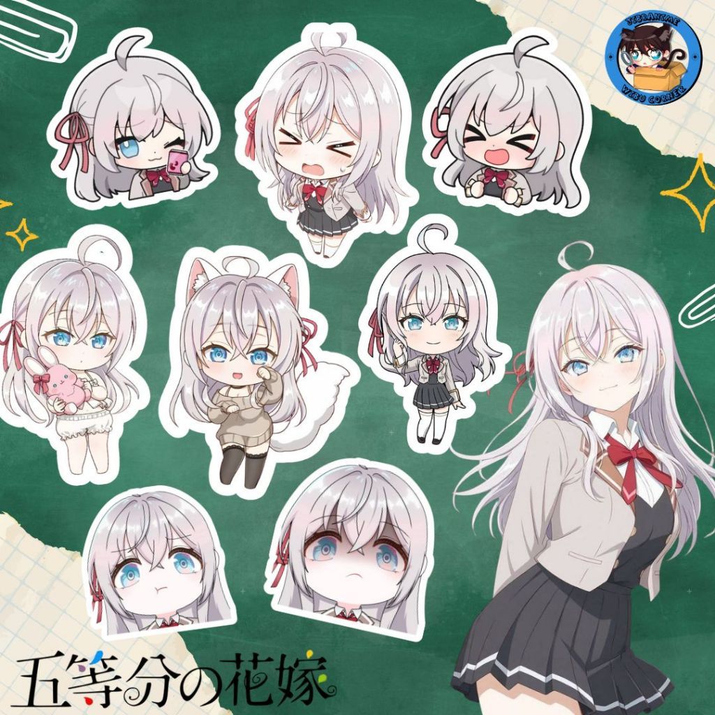 GANTUNGAN KEYCHAIN ALYA ANIME ROSHIDRE ACRYLIC HANGER/ ANIME ROSHIDRE ALYA