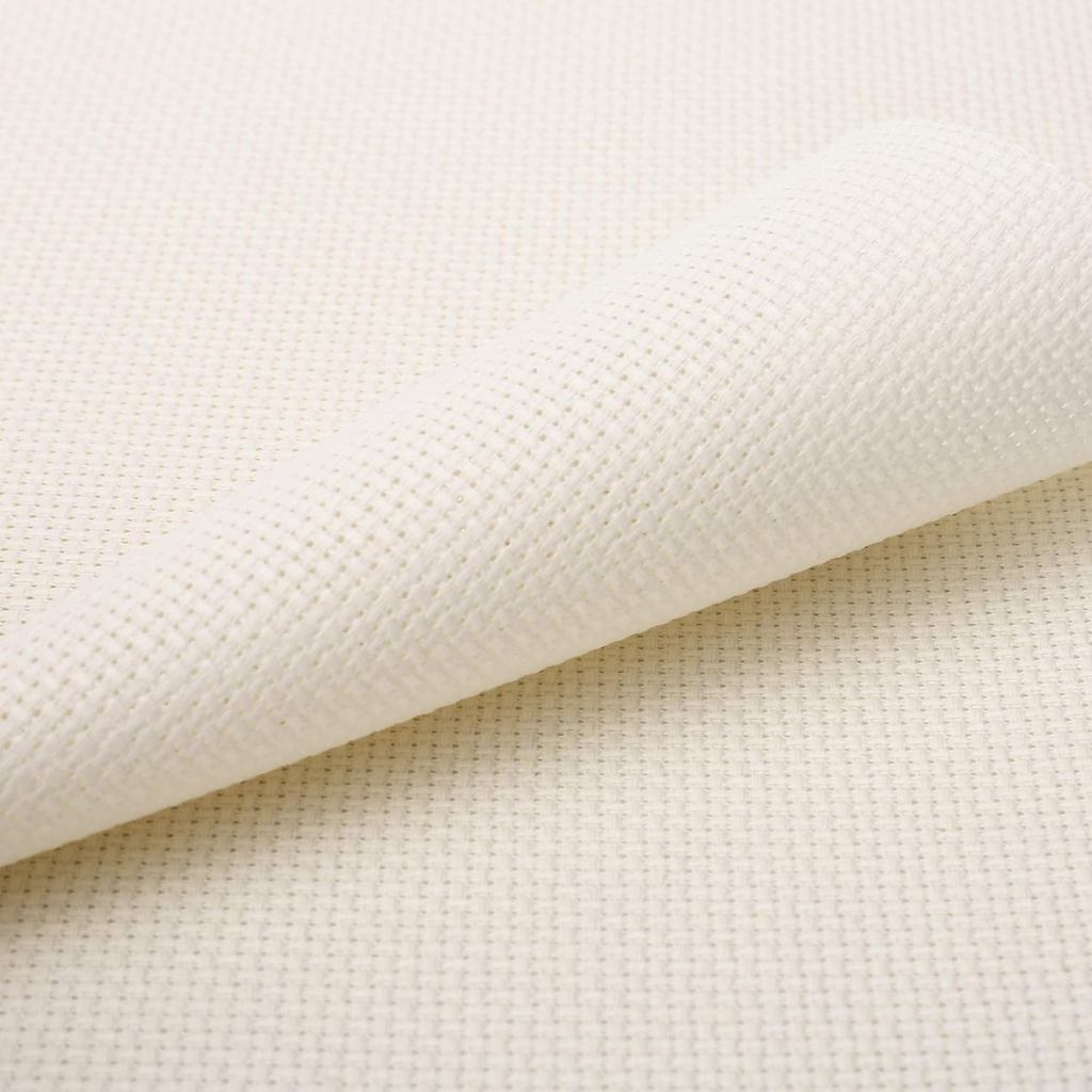 Vải Aida 14 Đếm Vải Cross Stitch, 60 × 39inch (Cơm)