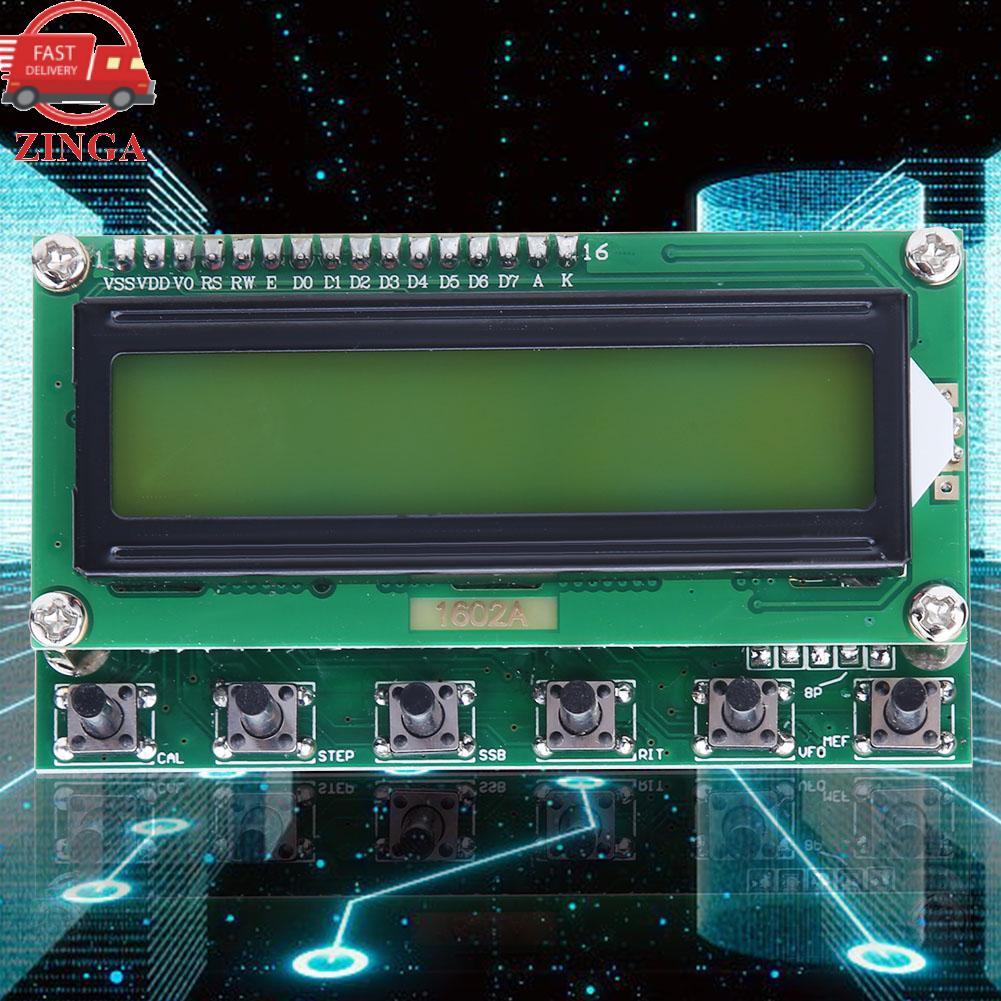 Zinga Ba Chế Độ Lựa Chọn Máy Phát Tín Hiệu AD9850 DDS DC 8V-9V 6 Băng Tần 0-55 MHz Màn Hình LCD Kỹ T