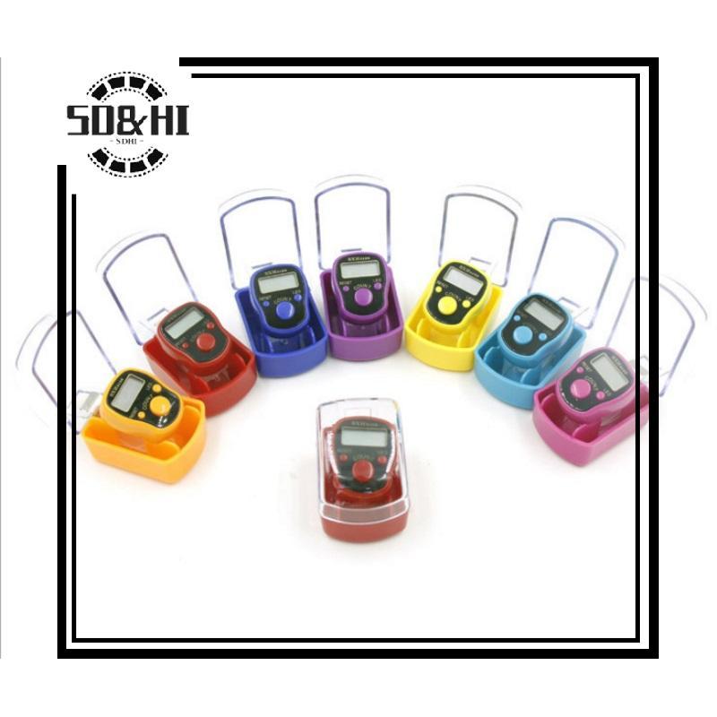 [SD & HI] 5 chữ số LED Tally Counter Finger Ring Hand Tally Counter Hẹn giờ kỹ thuật số (vn)